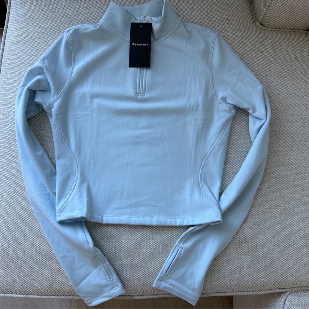 Fabletics Sky Blue Activewear Top